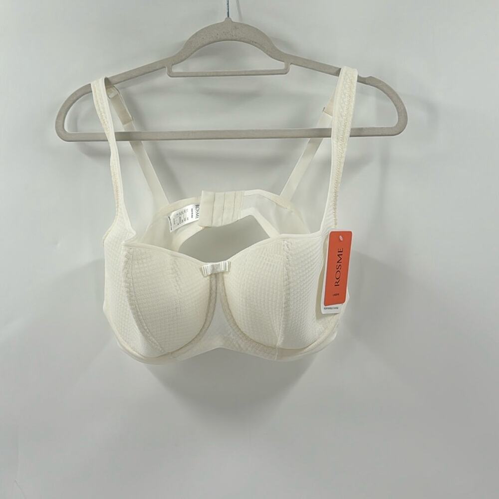NWT Rosme white underwire bra